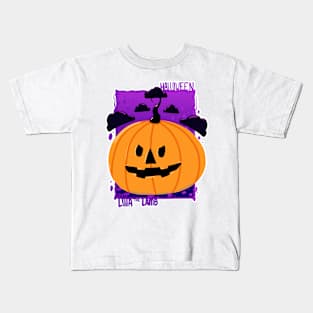 Jack O' Lantern  | Halloween Pumpkin | Lilla The Lamb Kids T-Shirt